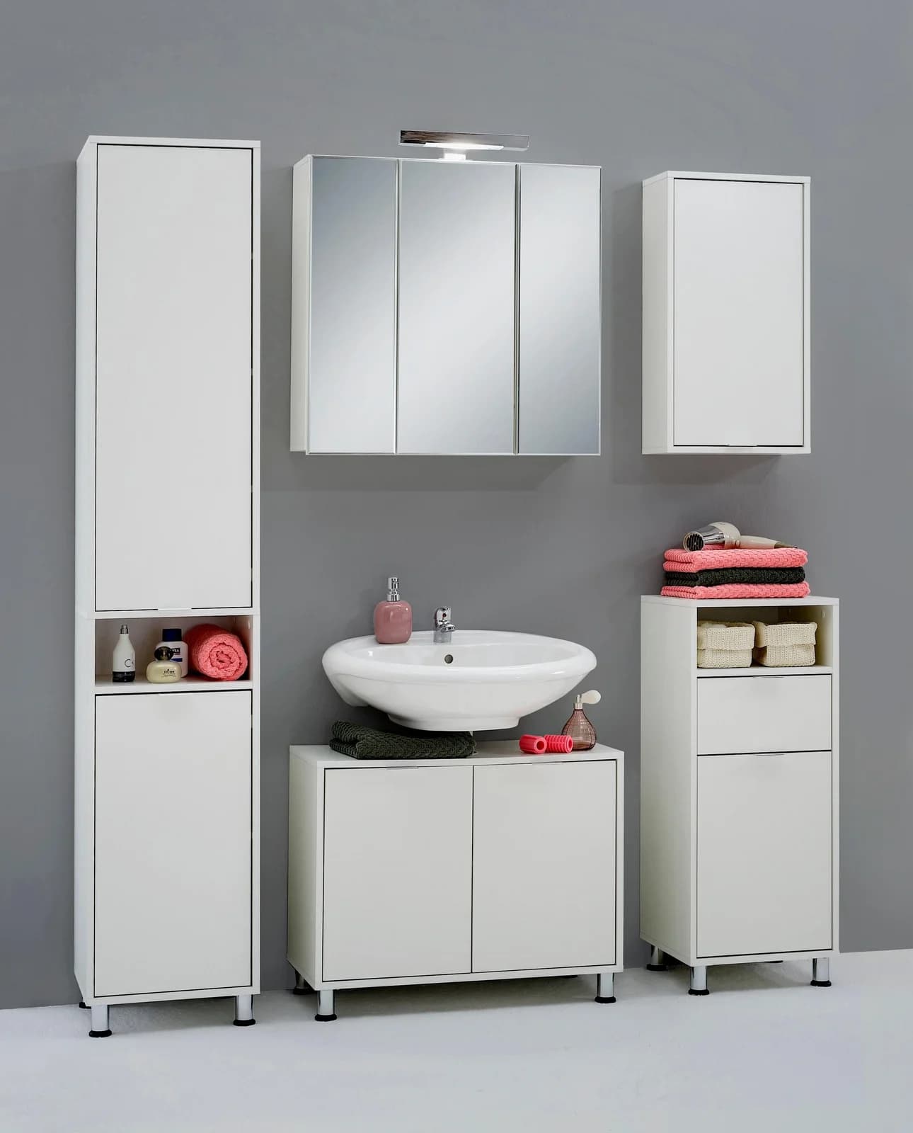 FMD Hängeschrank Zamora Weiß Modern