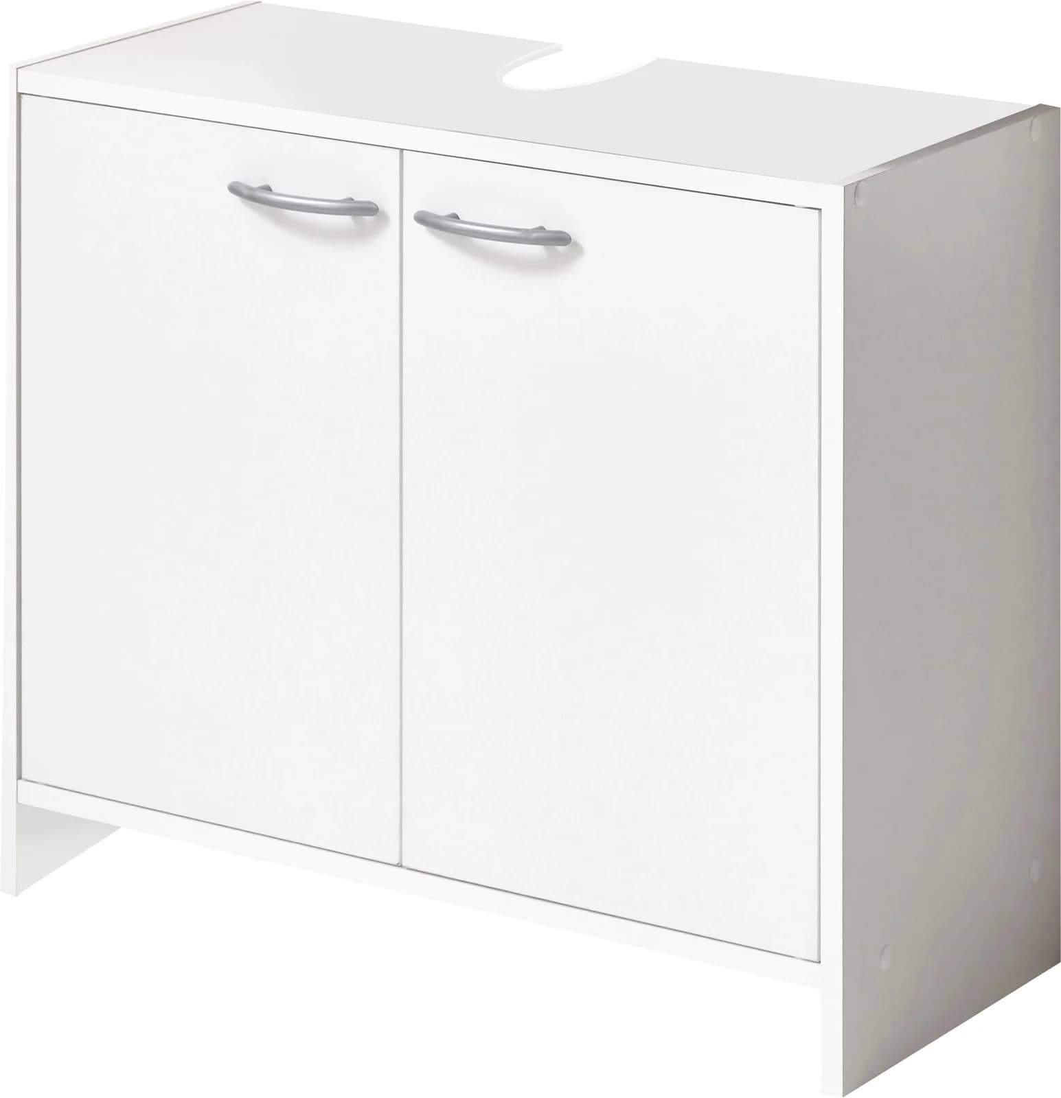 Waschbeckenunterschrank FMD Marbella Weiß