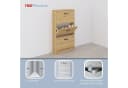 FMD Schuhschrank Step 3 Beige 3 Klappen Bild 3