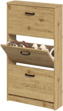 FMD Schuhschrank Step 3 Beige 3 Klappen Bild 5
