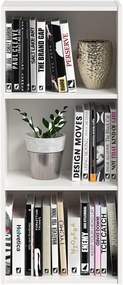 Bücherregal FMD Bitz Weiß Perl Holzwerkstoff - Bild 5