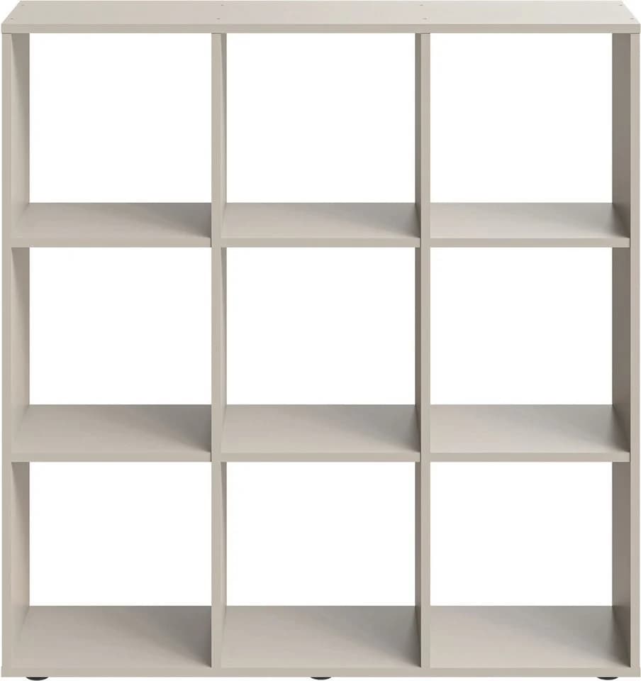 FMD Raumteilerregal Mega 5 mit 9 Fächern Beige