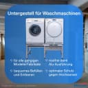 Weise Steigtechnik Waschmaschinenuntergestell Mara 2 Silber 1000kg Tragkraft Bild 1