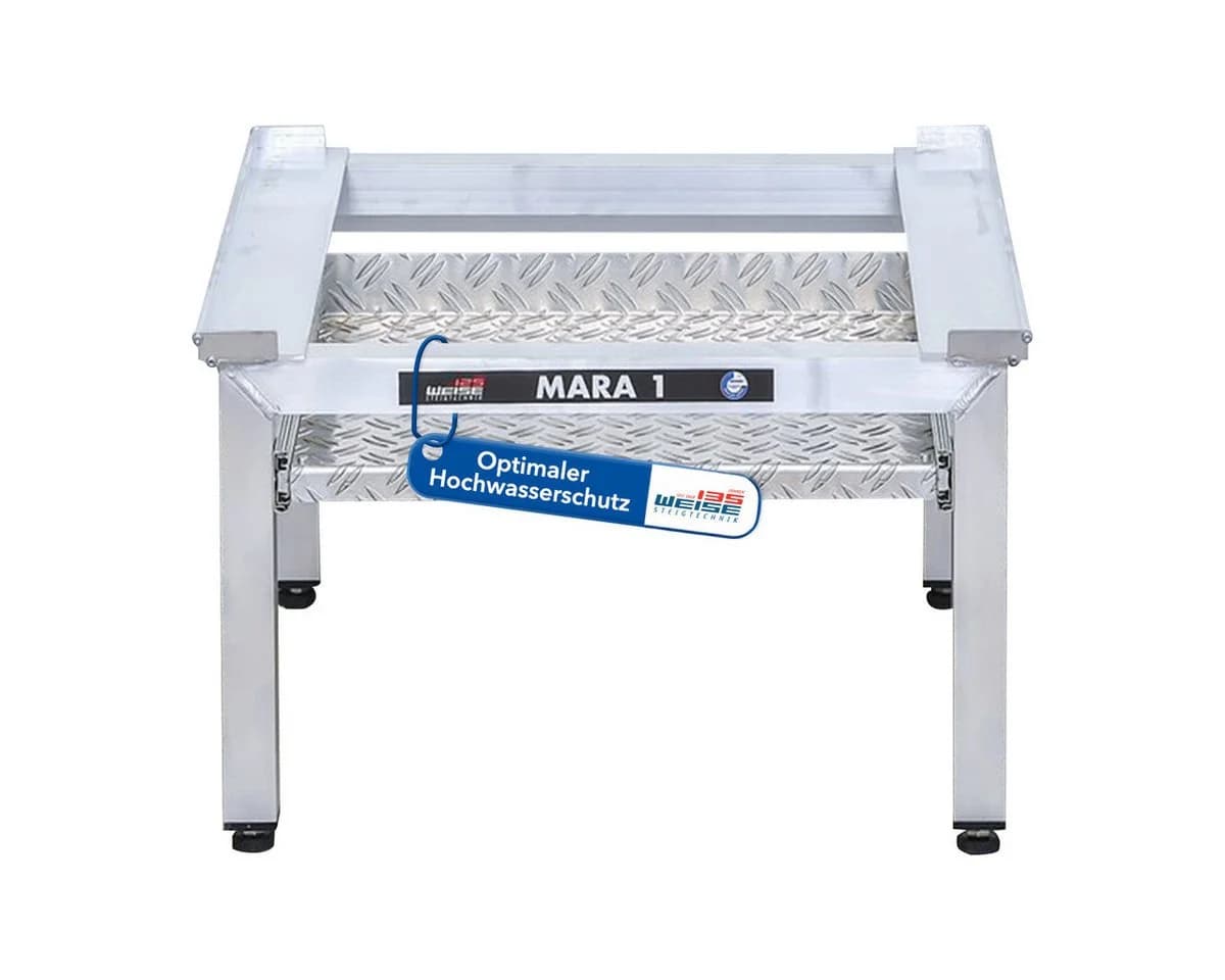 Weise Steigtechnik Waschmaschinenuntergestell Mara 1 Silber 1000kg Tragkraft - Bild 2