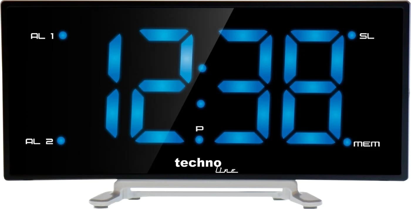 technoline Wecker WT 460 mit FM-Radio und 2 Weckalarmen Blau - Bild 2