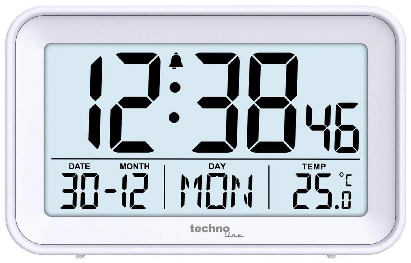 technoline Quarzwecker WT 497 mit großer Anzeige und Temperatur - Bild 2