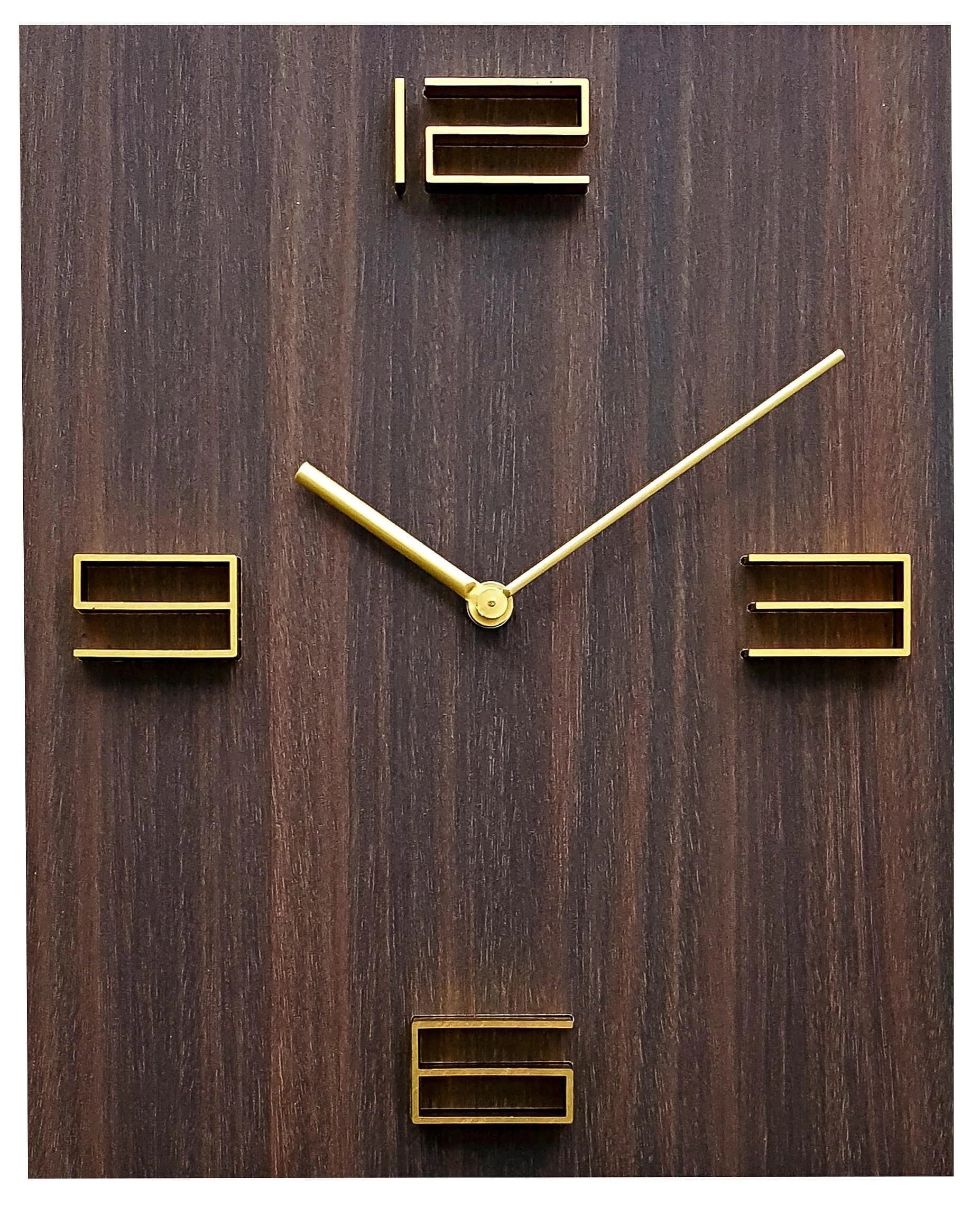 Nextime Wanduhr WT2100 Braun Holz