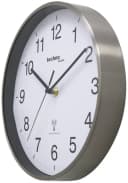 technoline Funkwanduhr WT 8925 mit Edelstahlrahmen und Glasabdeckung Bild 1