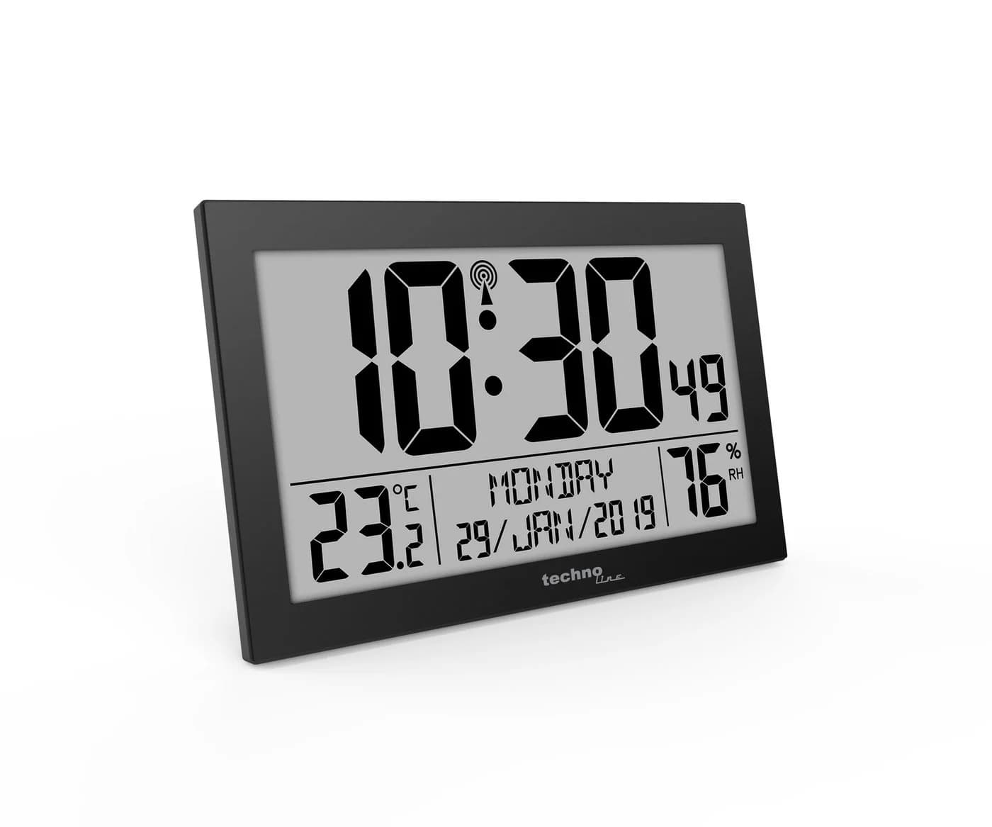 technoline Funkwanduhr WS 8016 mit Temperatur- und Luftfeuchteanzeige - Bild 4
