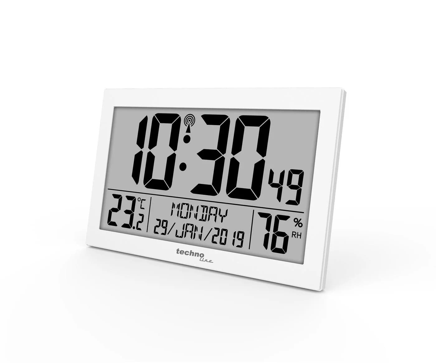 Technoline Funkwanduhr WS 8016 mit Temperatur- und Luftfeuchteanzeige - Bild 4