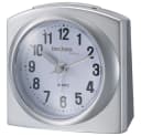 technoline Wecker Modell L mit Beleuchtung Silber Bild 1
