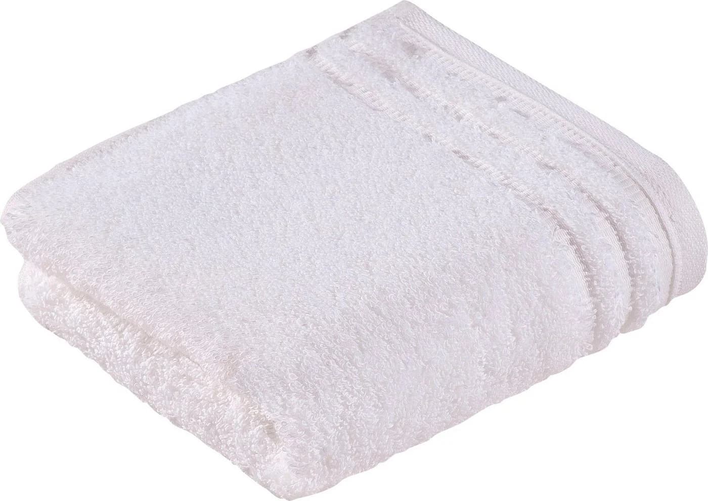 VOSSEN Gästehandtücher Set Weiß 3-tlg. Walkfrottee Supersoft - Bild 2