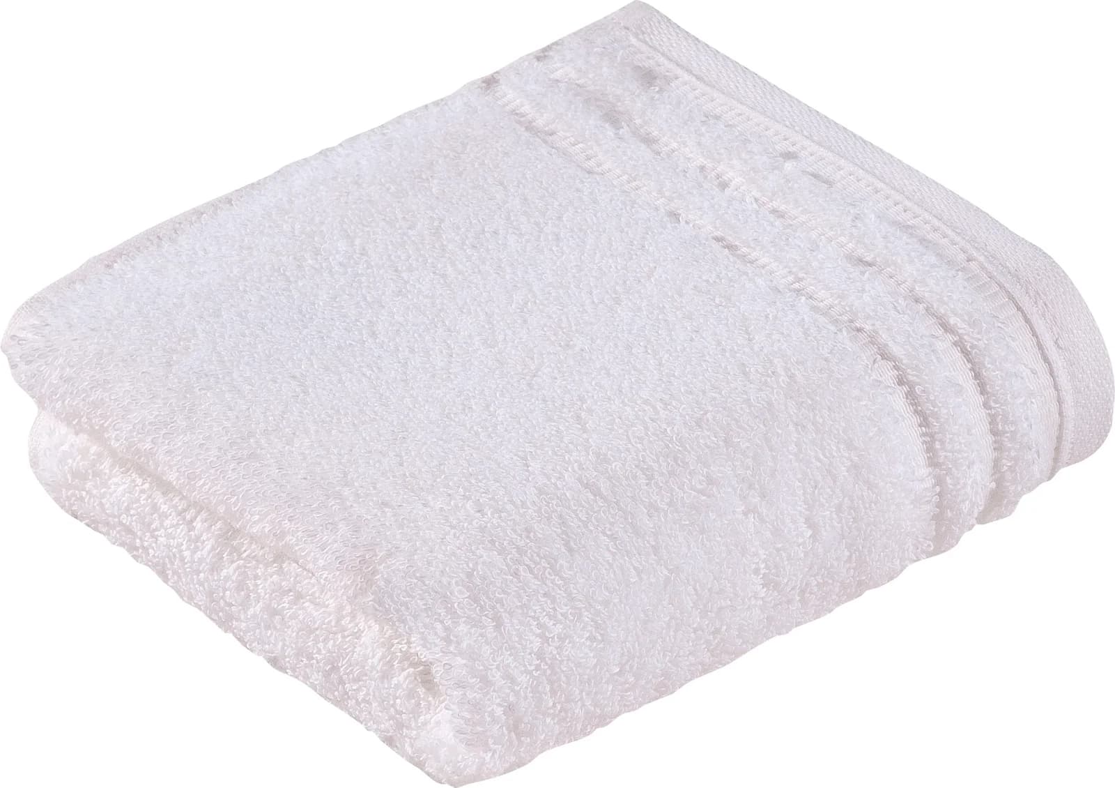 VOSSEN Gästehandtücher Set Weiß 3-tlg. Walkfrottee Supersoft - Bild 3