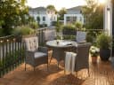 KONIFERA Garten-Essgruppe Mailand 13-tlg. Grau/Braun Polyrattan Bild 2