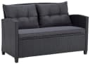 KONIFERA Gartenlounge-Set St. Tropez 11-tlg. Schwarz Anthrazit Polyrattan Bild 4