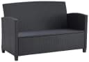 KONIFERA Gartenlounge-Set St. Tropez 11-tlg. Schwarz Anthrazit Polyrattan Bild 5