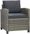 KONIFERA Gartenlounge-Set Amsterdam 16-tlg. Anthrazit Polyrattan Bild 5