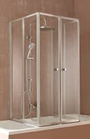 WELLTIME Badewannenaufsatz Summer 6-tlg. Glaswand Chrom Bild 2