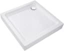 welltime Eckduschwanne Trento Weiß Sanitäracryl Set Bild 5