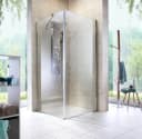 WELLTIME Eckdusche Florenz 2.1 Grau Chrom Modern Bild 2