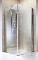 WELLTIME Eckdusche Florenz 2.1 Grau Chrom Modern Bild 3