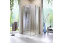 WELLTIME Eckdusche Florenz 4.2 Grau Chromfarben Bild 2