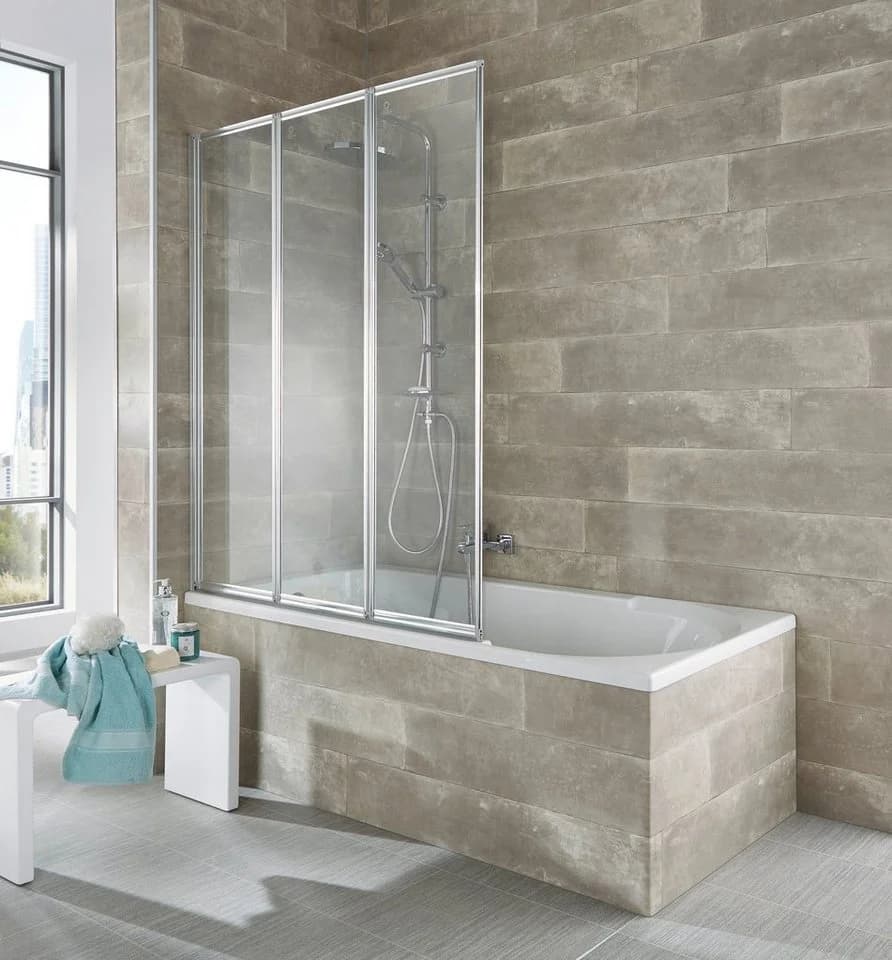 WELLTIME Badewannenaufsatz Nassau Alufarben Glas - Bild 4