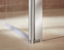 Walk-in-Dusche Mailand Grau Chrom 90x190cm Bild 3