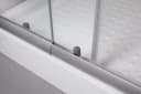 WELLTIME Eckdusche Trento Grau Silber Schiebetüren Bild 5