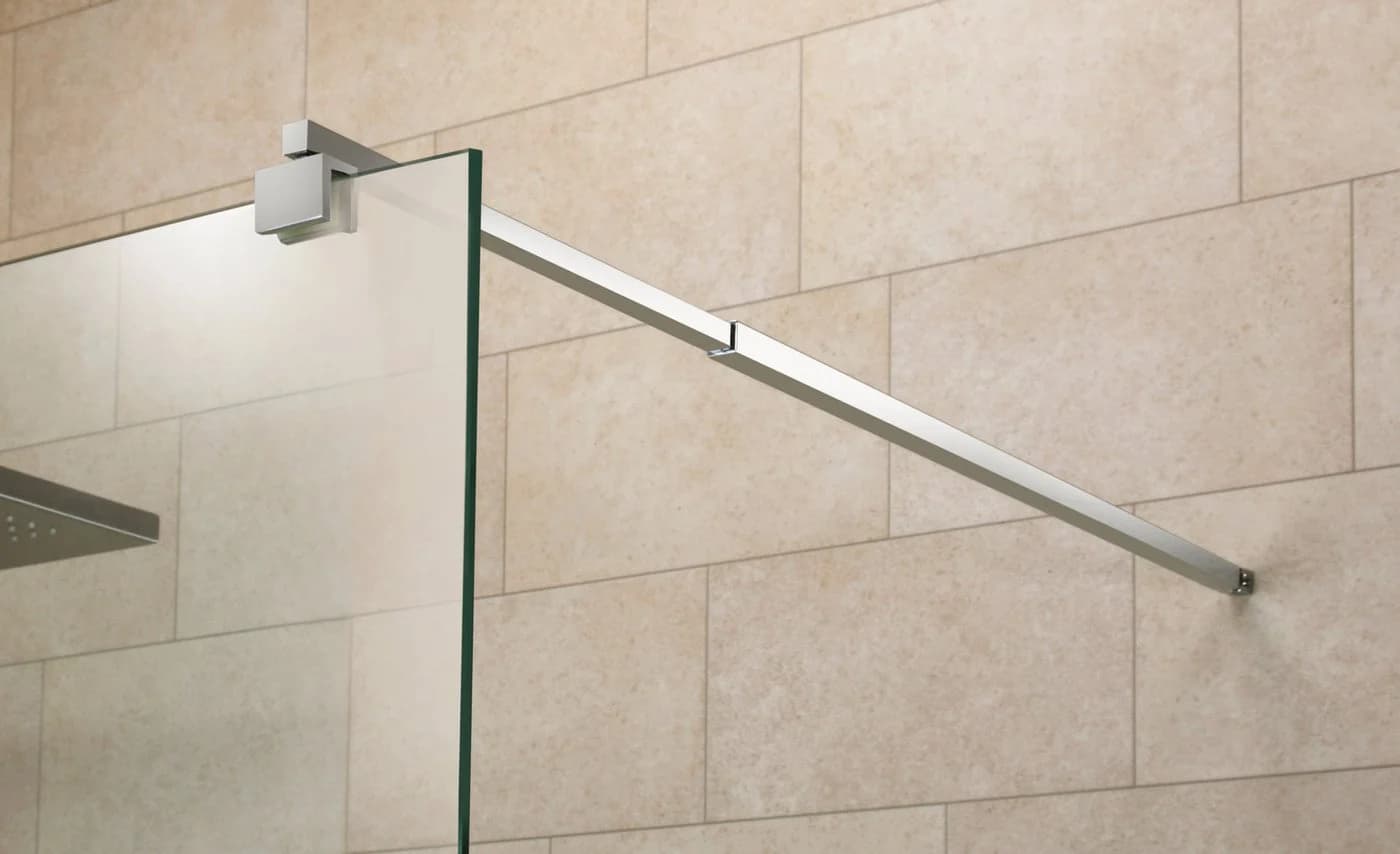 WELLTIME Walk-in-Dusche Tropea light Chromfarben 90x190cm - Bild 4