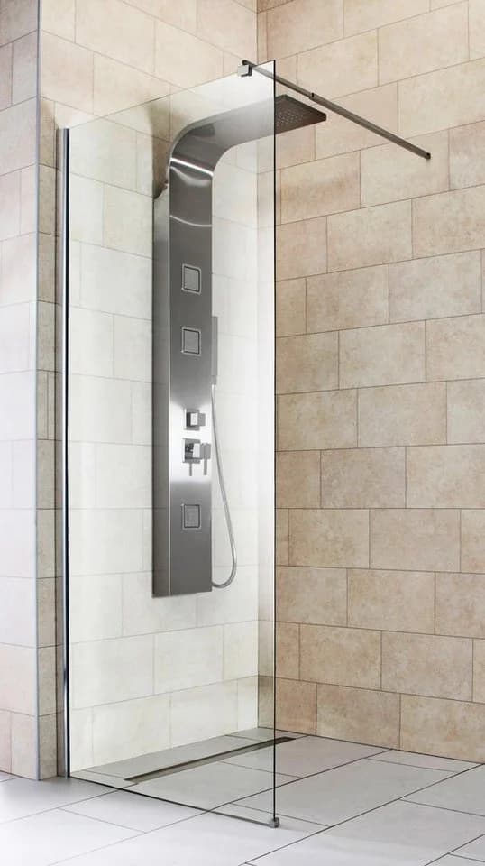 welltime Walk-In-Dusche Tropea light Einscheibensicherheitsglas - Bild 3