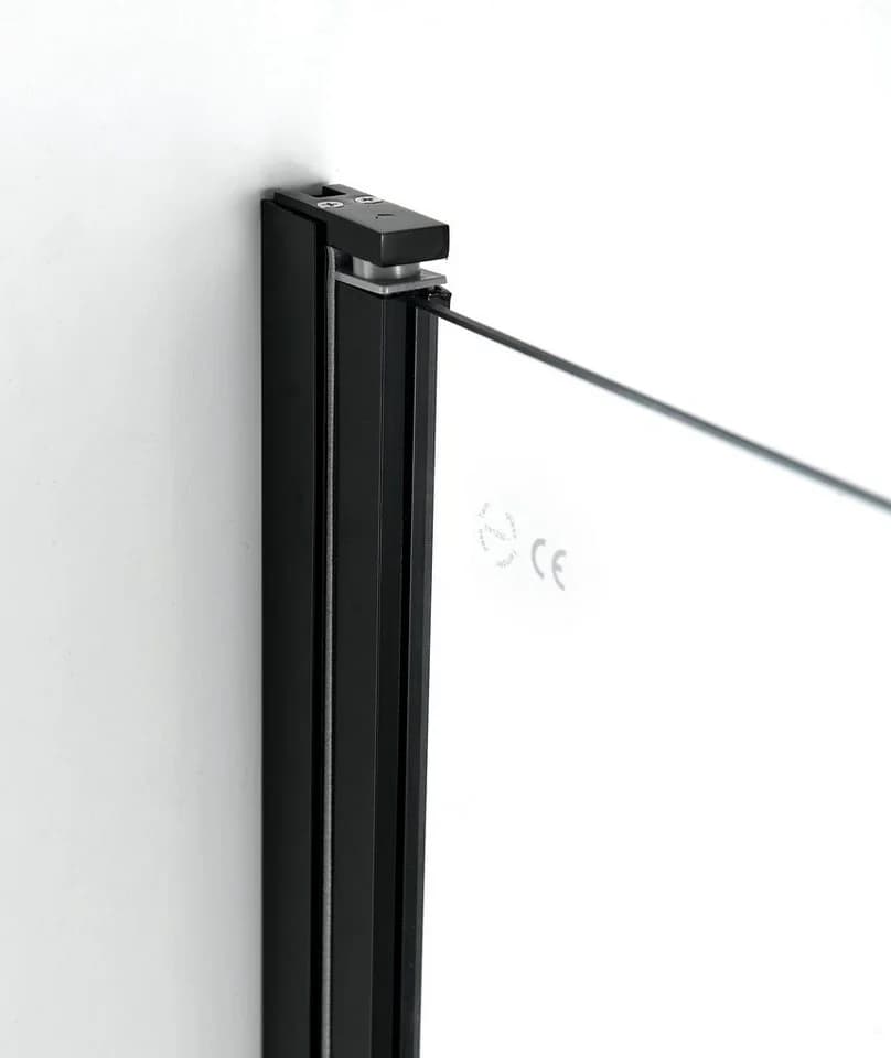 WELLTIME Eckdusche Florenz 2.2 Black Rahmenlos mit Drehtüren - Bild 3