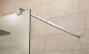 Welltime Walk-in-Dusche Tropea light Chromfarben Glas Bild 3