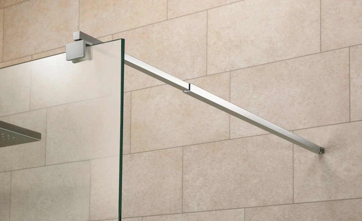 Welltime Walk-in-Dusche Tropea light Chromfarben Glas - Bild 3