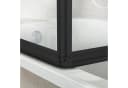 WELLTIME Badewannenaufsatz Nassau Schwarz Glaswand Bild 5