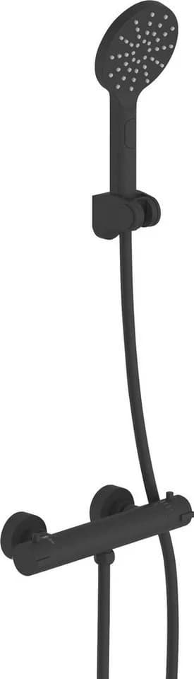 Brausethermostat WELLTIME Black Sicherheitssperre bei 38 Grad