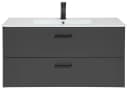 welltime Waschtisch Trento 100 cm mit 2 Schubladen Grau Bild 2