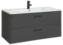 welltime Waschtisch Trento 100 cm mit 2 Schubladen Grau Bild 5