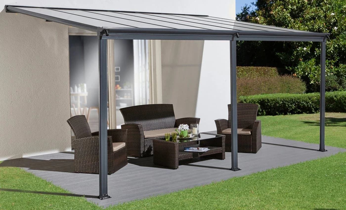 KONIFERA Terrassendach Doppelstegplatten 434x300 cm - Bild 2