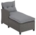 KONIFERA Gartenlounge-Set Cordoba Grau Polyrattan 4-tlg. Bild 4