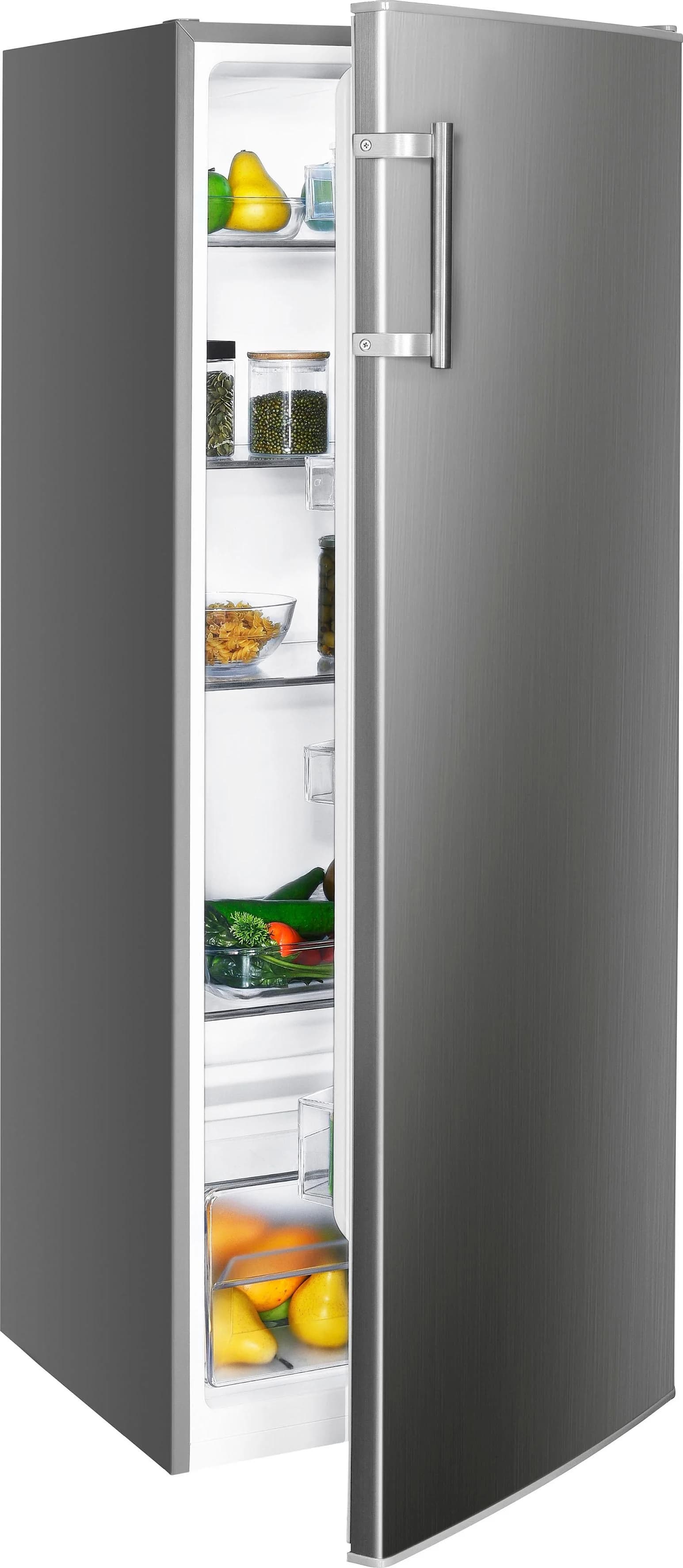 HANSEATIC Kühlschrank Silber Abtauautomatik