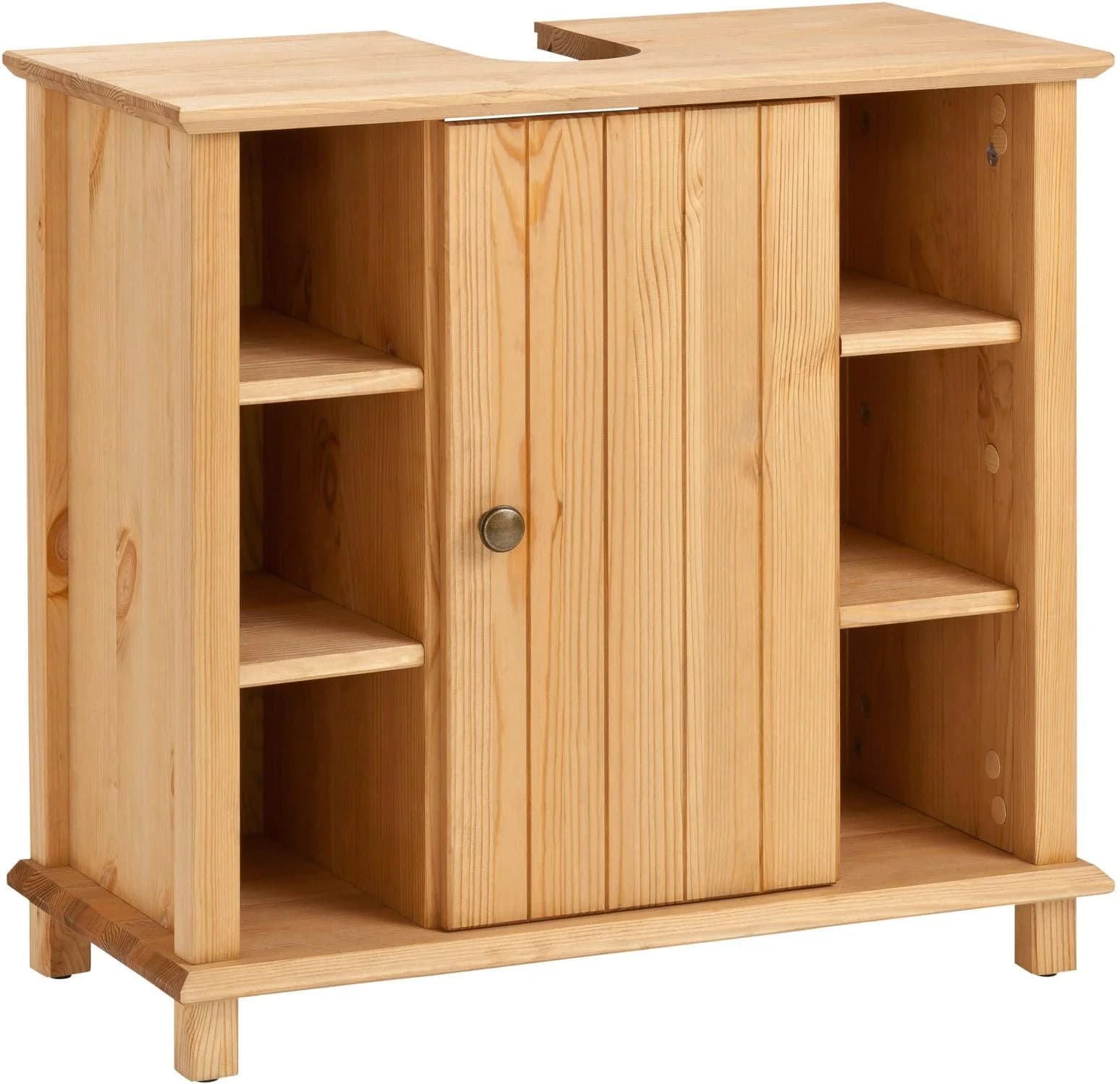 Home Affaire Vili Waschbeckenunterschrank Beige Landhaus