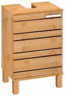 HOME AFFAIRE JOSIE Waschbeckenunterschrank Beige Massivholz Bild 2