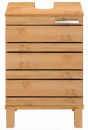 HOME AFFAIRE JOSIE Waschbeckenunterschrank Beige Massivholz Bild 3