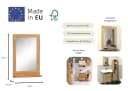 Home Affaire Badspiegel Josie Massivholz Bild 3