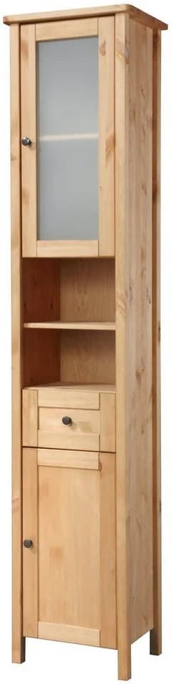 WELLTIME Hochschrank Sylt Beige Landhaus-Stil - Bild 2