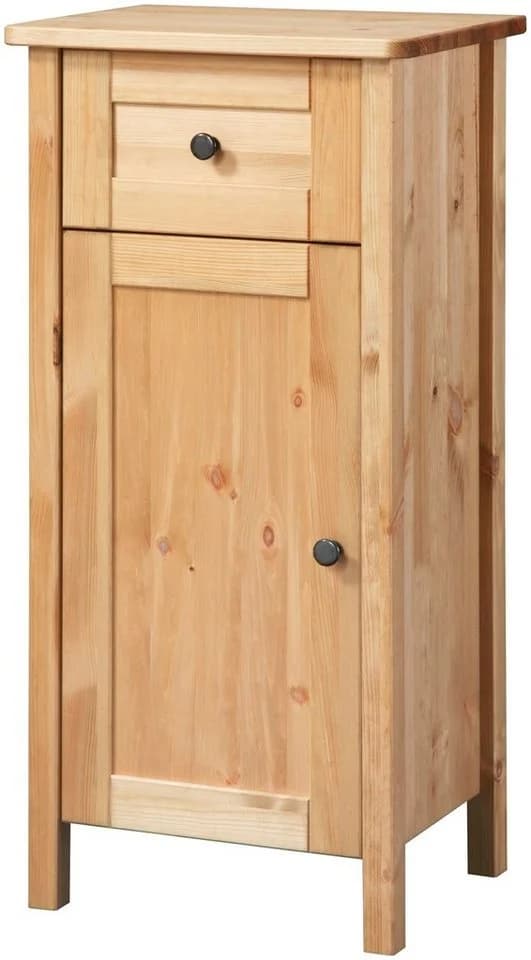 WELLTIME Unterschrank Sylt Beige Natur Massivholz Kiefer - Bild 2