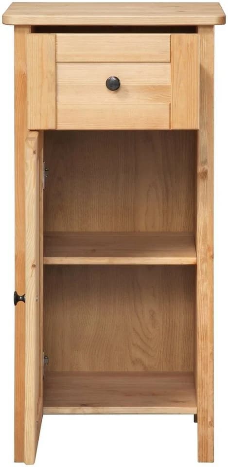 WELLTIME Unterschrank Sylt Beige Natur Massivholz Kiefer - Bild 4