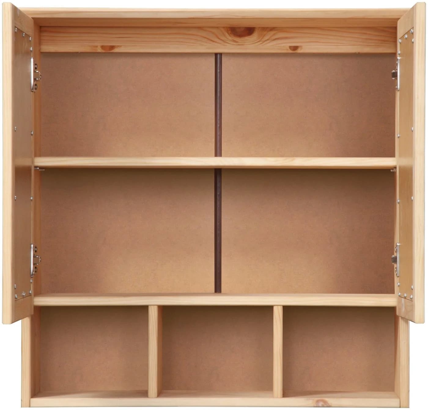 WELLTIME Spiegelschrank Landhaus Sylt Beige Massivholz - Bild 4