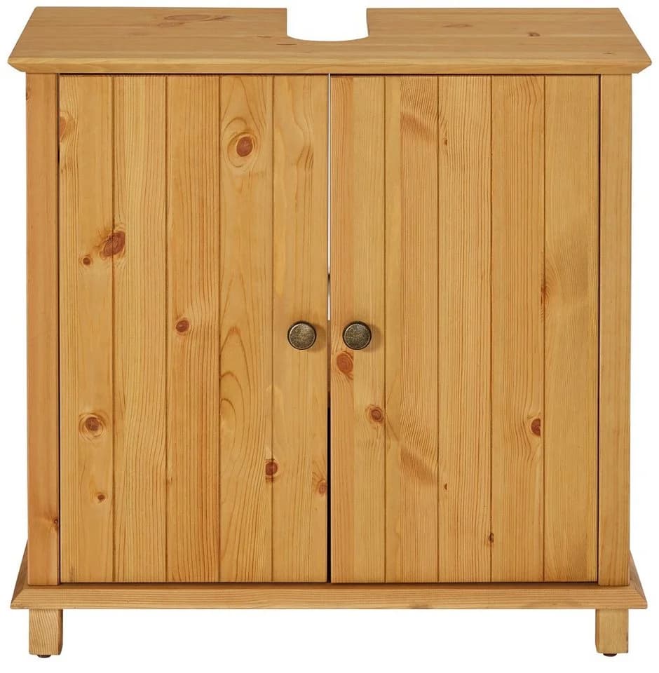 Home Affaire Vili Waschbeckenunterschrank Massivholz Kiefer Natur - Bild 2